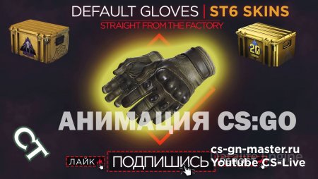 Пак перчаток DEFAULT GLOVES: ST6 CT
