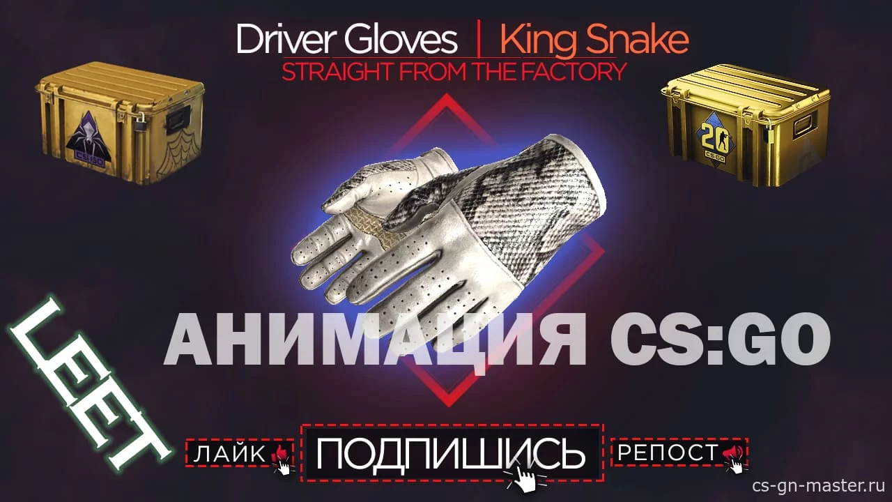 Пак перчаток *Driver Gloves: King Snake*