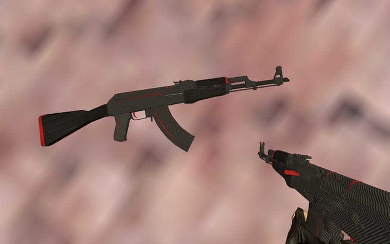 Модель АК-47 Red Line V.2 | Красная линия для кс 1.6 без анимации