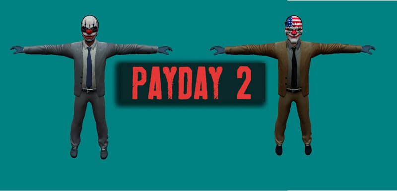 Скачать модели вип игроков payday 2 для КС 1.6